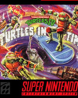 Teenage Mutant Nija Turtle IV Turtles in Time - Super Nintendo mini Cd interactivo