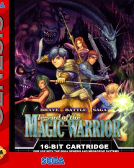 Brave Battle Saga Legend of the Magic Warrior - Sega Genesis mini Cd interactivo
