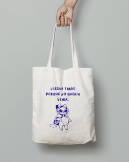 Totebag No quería venir