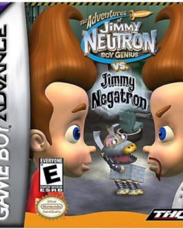 The Adventures of Jimmy Neutron Boy Genius vs Jimmy Negatron- Game Boy Advance mini Cd interactivo