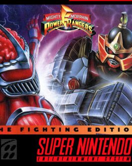 Mighty Morphin Power Rangers The Fighting Edition- Super Nintendo mini Cd interactivo