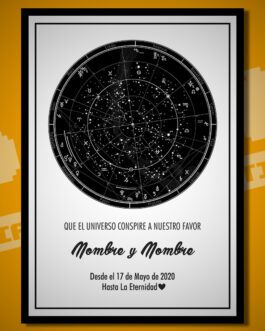 Cuadro Mapa Estelar Interactivo 01