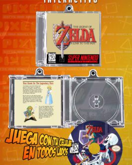The Legend of Zelda: A link to the past - Super Nintendo mini Cd interactivo