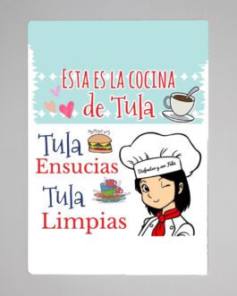 Tabla de picar La cocina de Tula