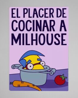 Tabla de picar El placer de cocinar a Milhouse
