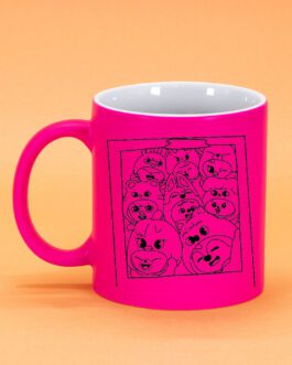 Tazón SKZOO Stray Kids – Diseño Fucsia Coleccionista