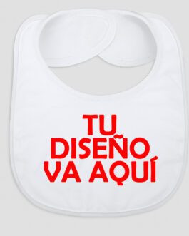 Babero Personalizado para Bebé – Suave, Absorbente y Ajustable