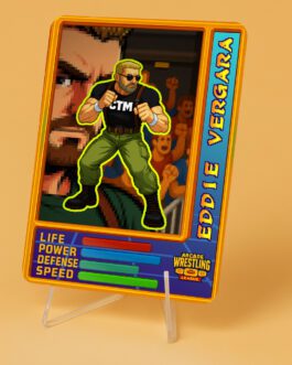 Carta Foil Coleccionable Personalizada – Estilo Arcades de Pelea