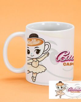 Tazón Ballerina Capuchina – Diseño Tierno y Original