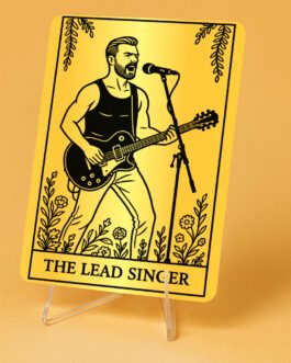 Carta Tarot Personalizada Foil Dorado – Estilo Rider Waite