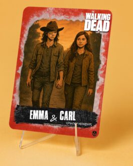 Carta Personalizada The Walking Dead – Estilo Foil Coleccionable