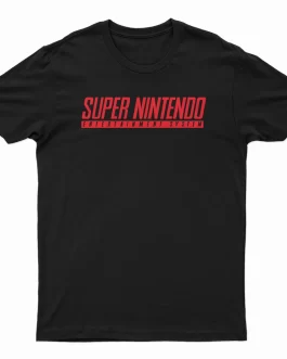 Polera Super Nintendo "Classic Red Logo" | SNES 16-Bit Era