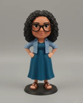 Figura Cartoon Personalizada (10 cm) – Pintada a Mano (Personas y Mascotas)