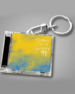 Llavero Mini CD Travis - "Live at Glastonbury 1999" (NFC + Spotify)