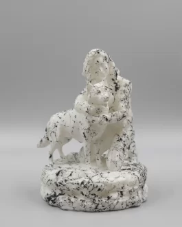 Estatua Personalizada Estilo Mármol (12 cm) – Tu Recuerdo hecho Arte (Parejas, Mascotas y Familia)