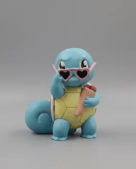 Squirtle Edición Especial San Valentín – Pintado a Mano (11 cm)