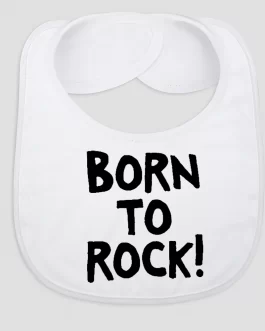 Babero Travis "Born to Rock!" – Edición Mini Fan