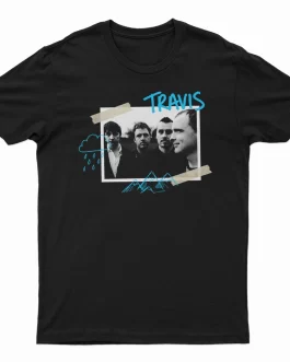 Polera Travis Chile Tour '26 Negra | Edición Exclusiva Pixel | 100% Algodón