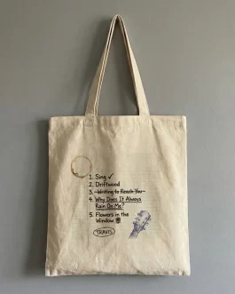 Totebag Travis - "Handwritten Setlist" | 100% Algodón