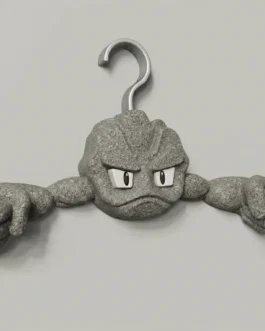 Colgador de Pared Geodude – Acabado Piedra Realista (Sólido)