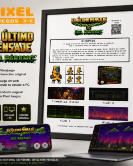 El Último Mensaje del Páramo – Cuadro + Videojuego Retro Personalizado