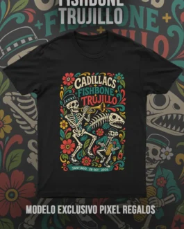 Polera Cadillacs + Fishbone + Trujillo – Diseño Exclusivo