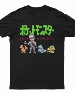 Polera Pokémon Pocket Monsters Retro – 1st Gen Game Boy