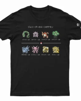 Polera Pokémon GYM ACES – Líderes de Gimnasio Kanto