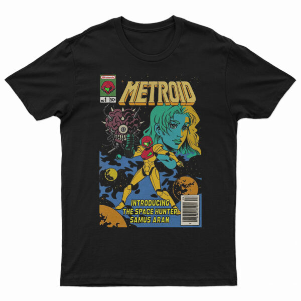 Polera Super Metroid "Comic"
