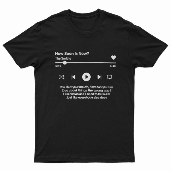 Polera The Smiths "Spotify"