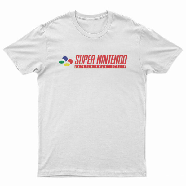 Polera Super Nintendo Blanca