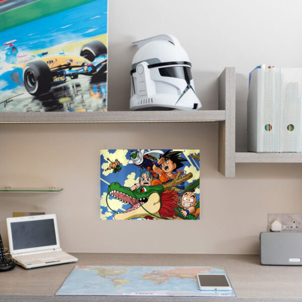 Placa de metal Dragon Ball