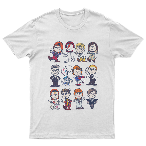 Polera David Bowie x Charlie Brown