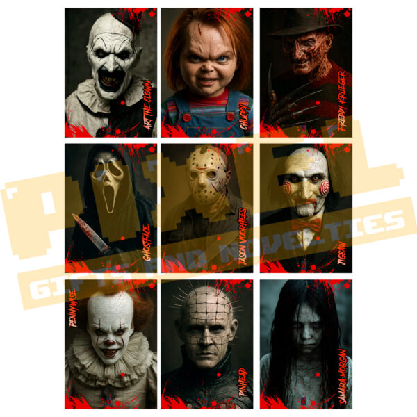Cartas Coleccionables "Horror series 1"